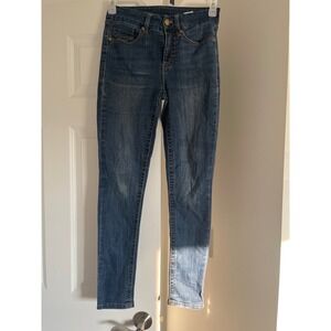 Seven 7 Womens Blue Denim Skinny Jeans Size 4 Classic Style